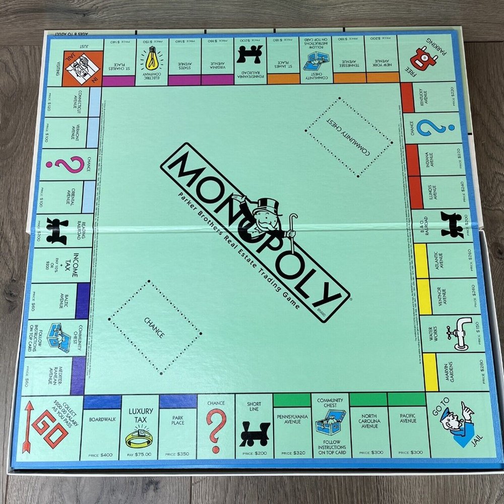 Monopoly Parker Brothers Real Estate Trading Game No.9 1970's Edition - Picture 5 of 13